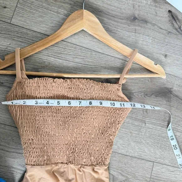 Aerie Tan One Piece Swimsuit Small-Long - Picture 7 of 8